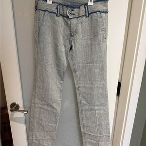Diesel Light Wash Straight Leg Jeans